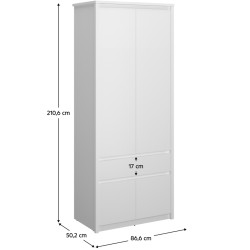 Dulap Tempo Kondela Erodin 4D1S TK-0000374481 (White) Thumb