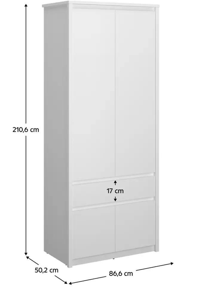 Dulap Tempo Kondela Erodin 4D1S TK-0000374481 (White)