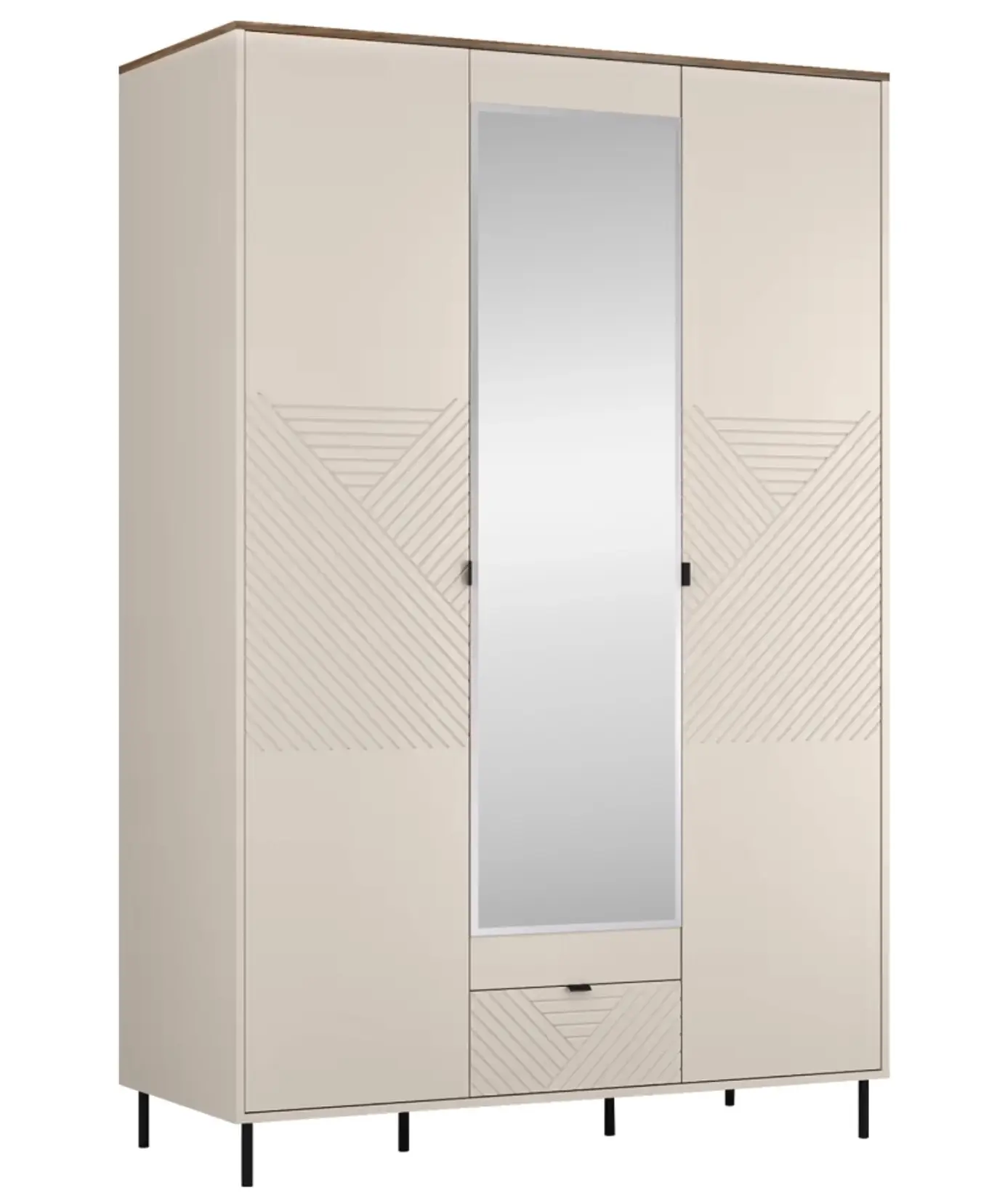 Шкаф Tempo Kondela Eyco 3D1S (Cashmere/Castello Oak) - 3