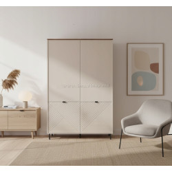 Шкаф Tempo Kondela Eyco 4D (Cashmere/Castello Oak)
