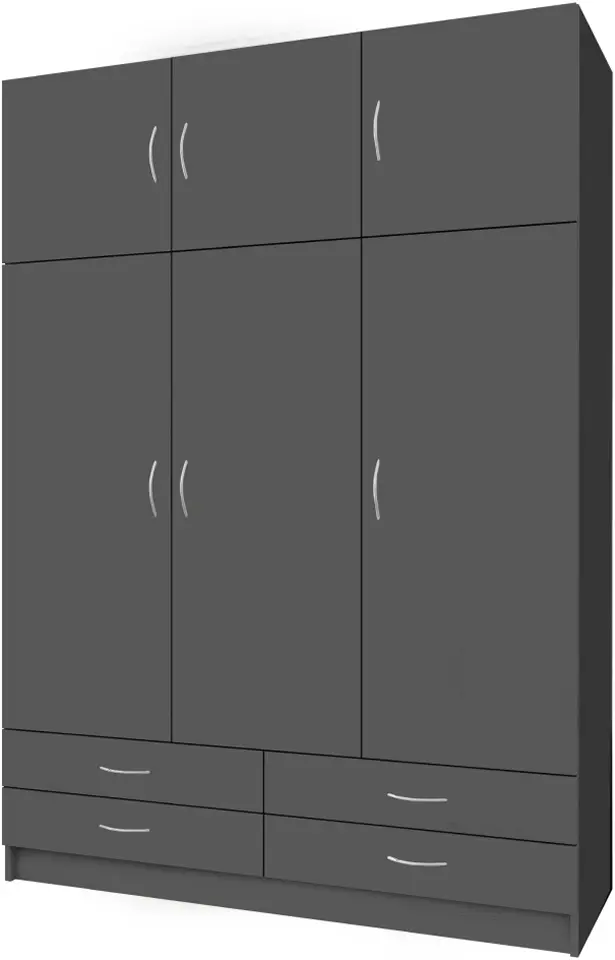 Шкаф Tempo Kondela Geri New (Graphite)