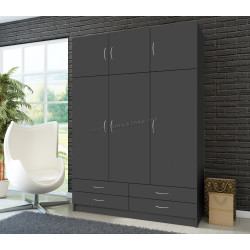 Шкаф Tempo Kondela Geri New (Graphite)