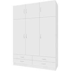 Шкаф Tempo Kondela Geri New (White) Thumb