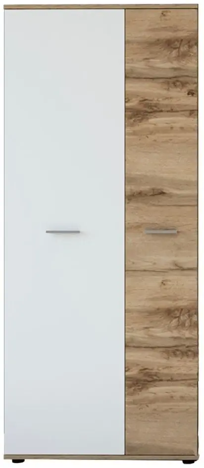 Dulap Tempo Kondela Iria 2D A (Wotan Oak/White)