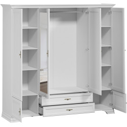 Шкаф Tempo Kondela Kentak SZF6D2S (Alpine White) Thumb