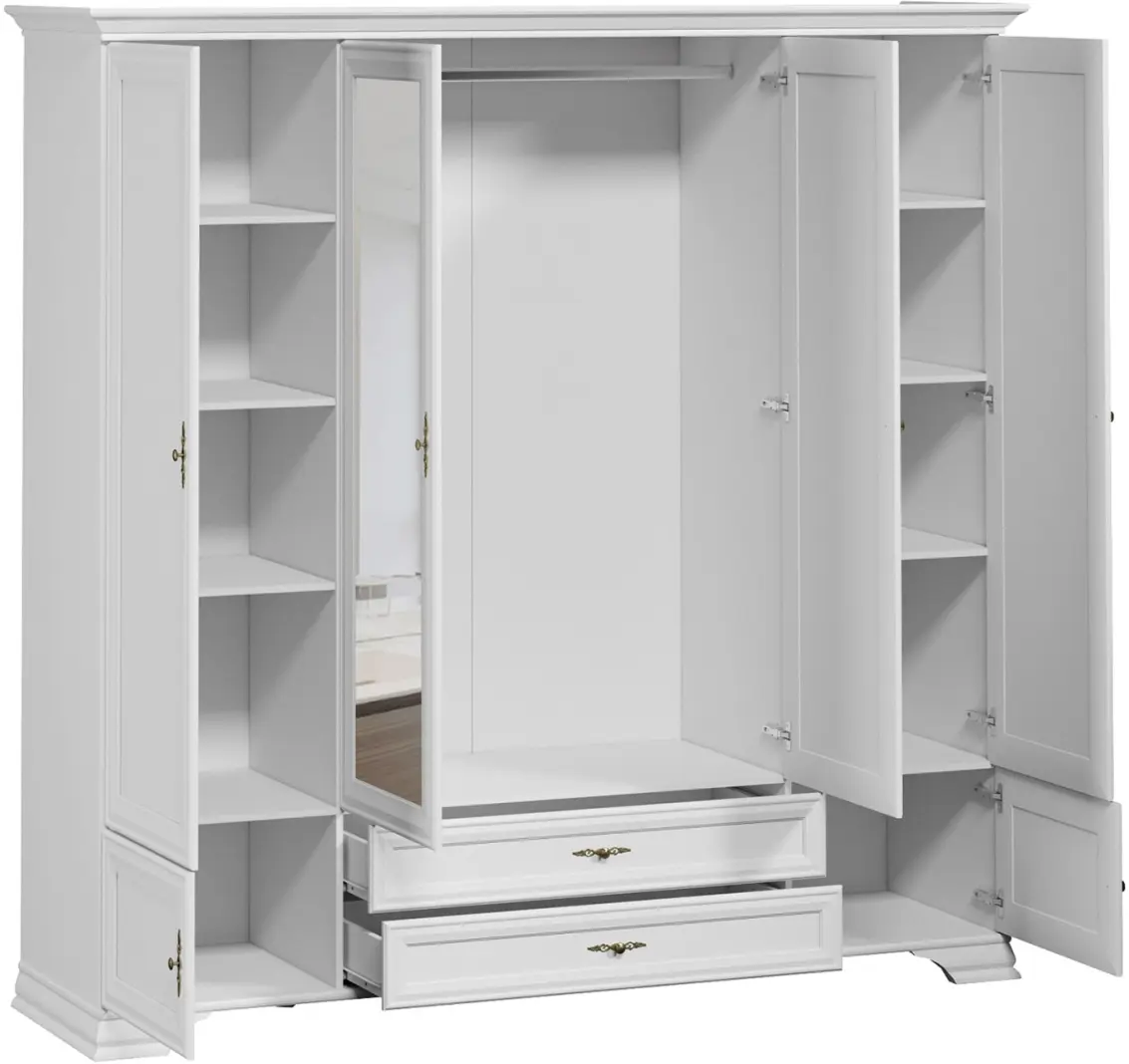 Шкаф Tempo Kondela Kentak SZF6D2S (Alpine White)