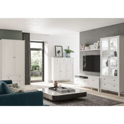 Шкаф Tempo Kondela Olje 2D2S (White) Thumb