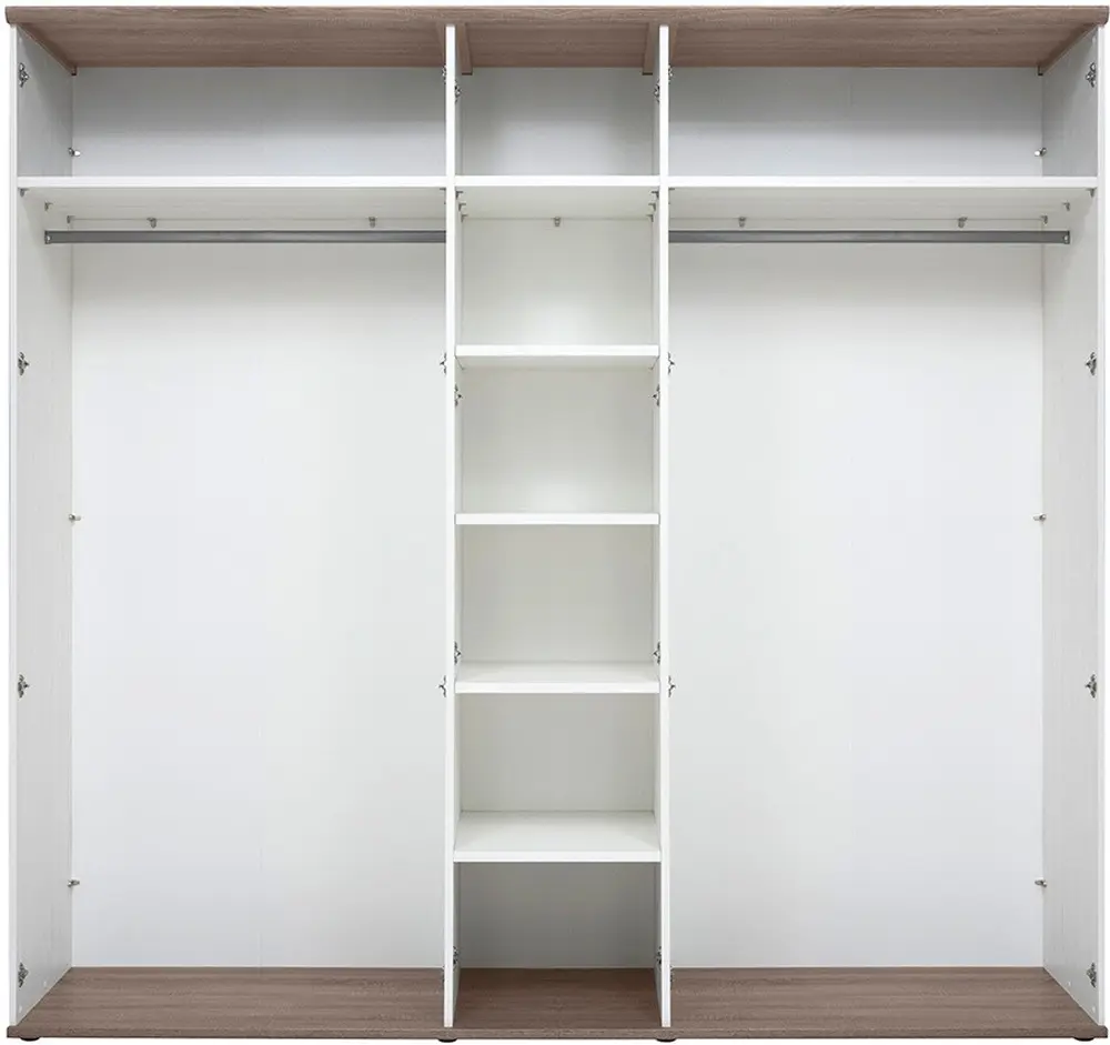 Dulap Tempo Kondela Teina SZF5D (Canyon Pine/Sonoma Oak Truffle)