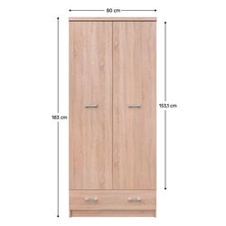 Шкаф Tempo Kondela Topty Typ 30 2D1S (Sonoma Oak) Thumb