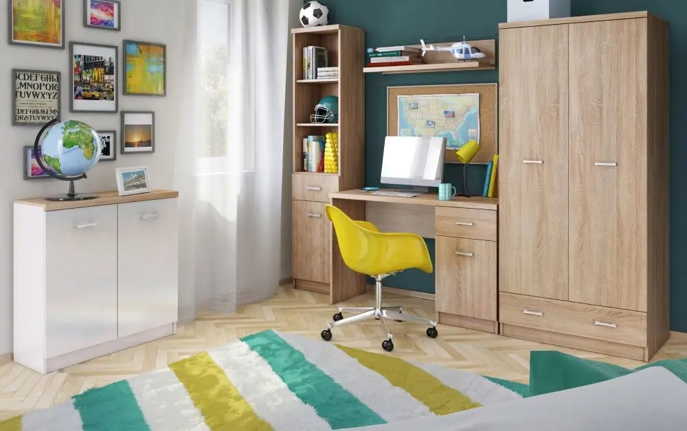 Шкаф Tempo Kondela Topty Typ 30 2D1S (Sonoma Oak)