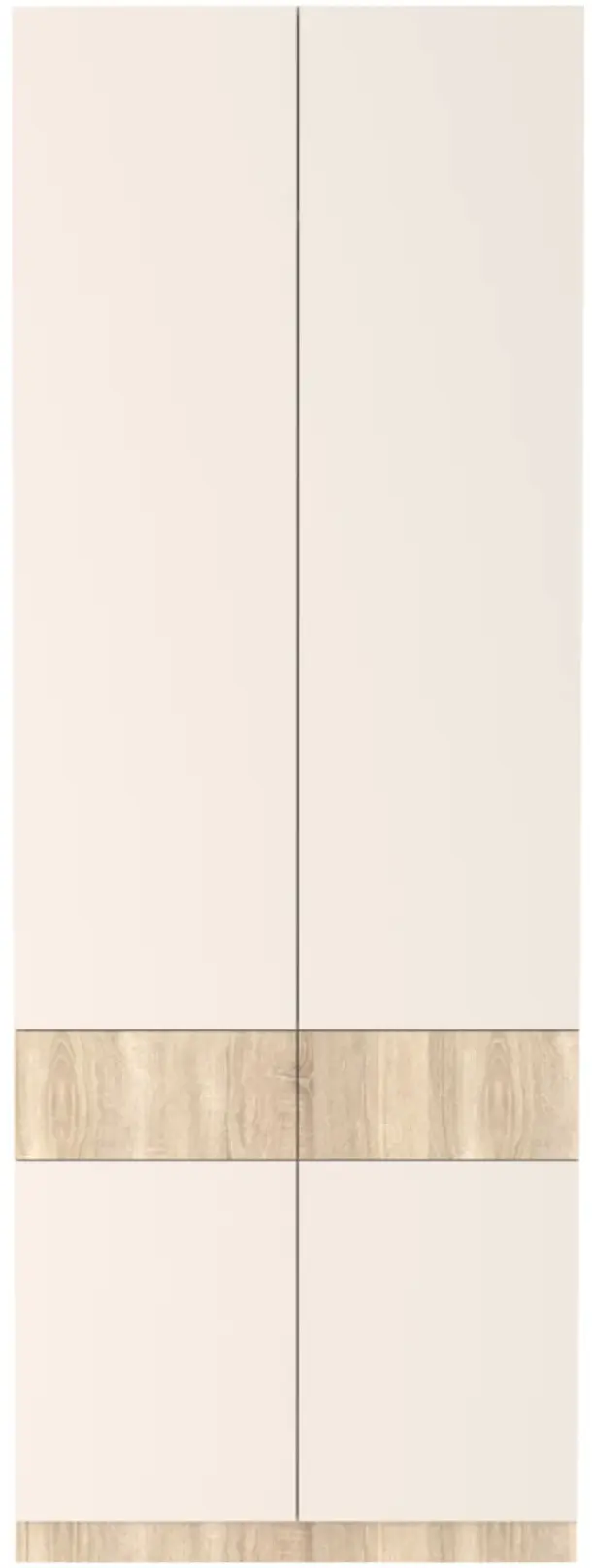 Шкаф Tempo Kondela Vertio SZF4D2S (Sonoma Oak/Cashmere) - 2