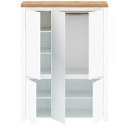 Dulap Tempo Kondela Vilgo 5D (White Gloss/Wotan Oak) Thumb