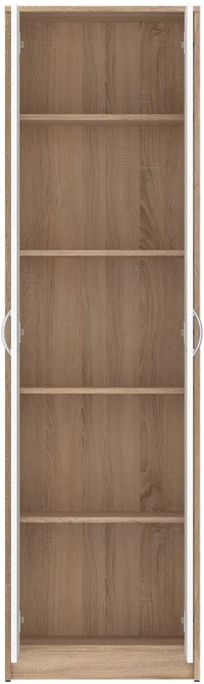 Dulap Tempo Kondela Vira-Mecki New (White/Sonoma Oak)