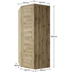 Dulap de colt Tempo Kondela Dorsi 1D (Navarra Oak) Thumb