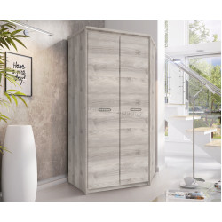 Шкаф угловой Tempo Kondela Jesi New 2D (Nairobi Chestnut)