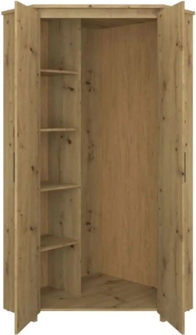 Dulap de colt Tempo Kondela Airon 2D (Artisan Oak)