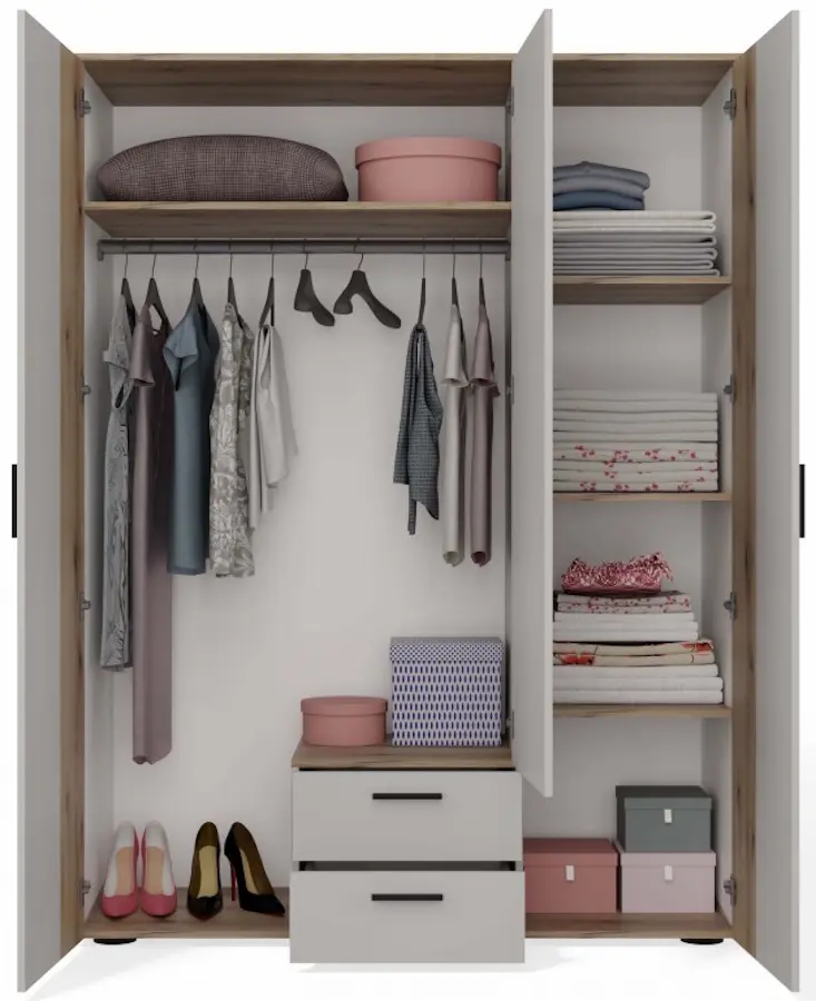 Dulap TopEshop Ava 150 (Cashmere/Evoke Oak) - 5