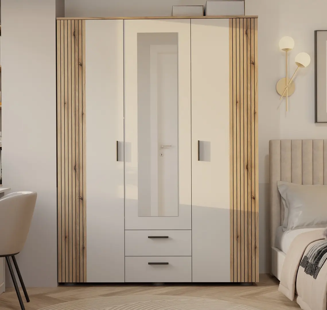 Dulap TopEshop Ava 150 (Cashmere/Evoke Oak)