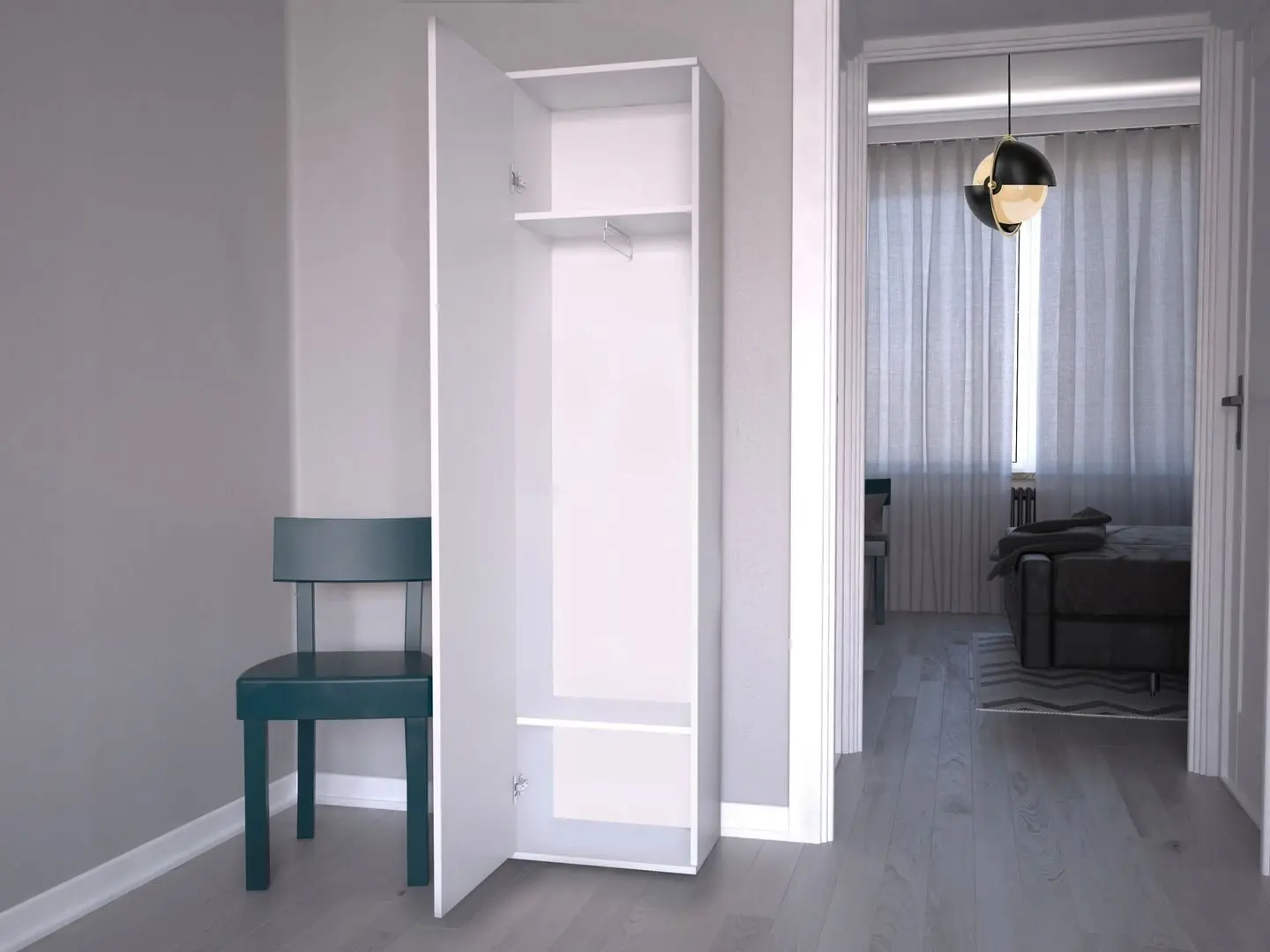 Dulap TopEshop Duo (White Matt)