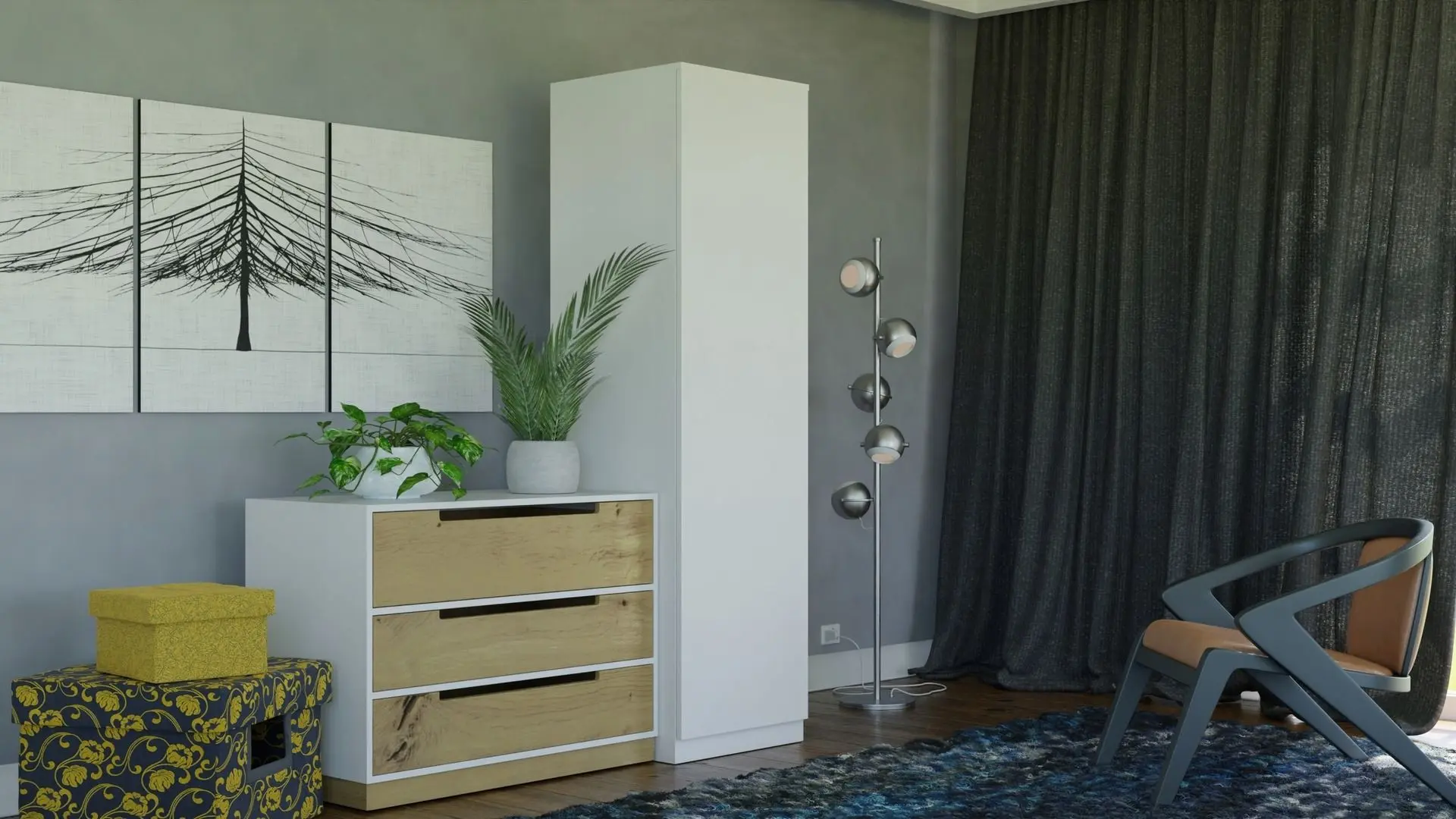 Пенал TopEshop Malwa SD-50 (White Matt)