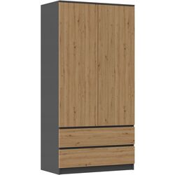 Шкаф TopEshop Malwa SS-90 (Anthracite/Artisan Oak)