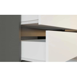 Dulap TopEshop Malwa SS-90 (Anthracite/White) Thumb