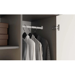 Dulap TopEshop Malwa SS-90 (Anthracite/White) Thumb
