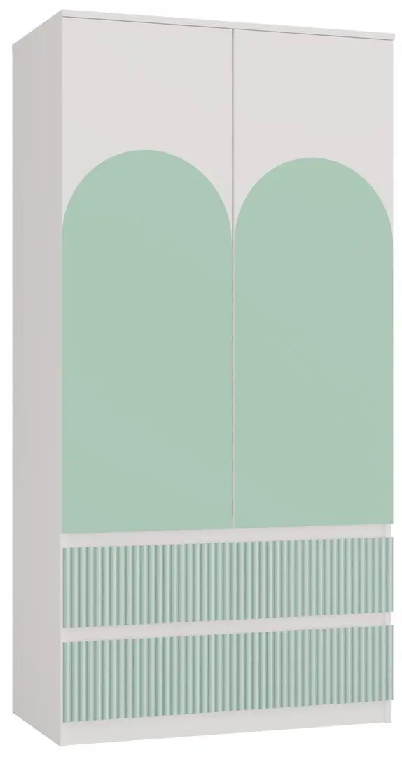 Шкаф TopEshop Malwa SS-90 Arteso (White/Mint) - 2