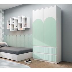 Шкаф TopEshop Malwa SS-90 Arteso (White/Mint)