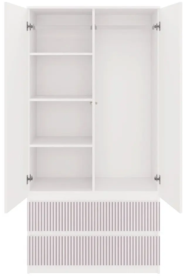 Шкаф TopEshop Malwa SS-90 Arteso (White/Pink) - 2