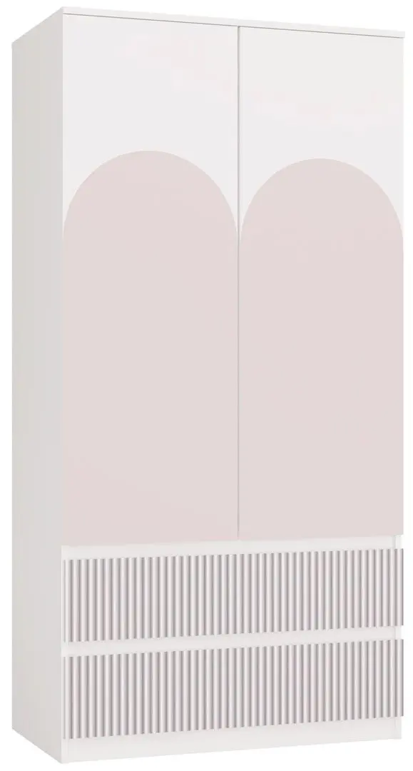 Шкаф TopEshop Malwa SS-90 Arteso (White/Pink) - 4