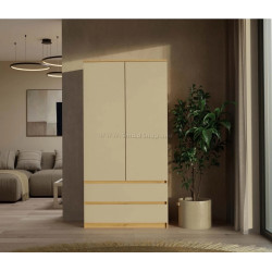 Dulap TopEshop Malwa SS-90 (Artisan Oak/Cashmere)