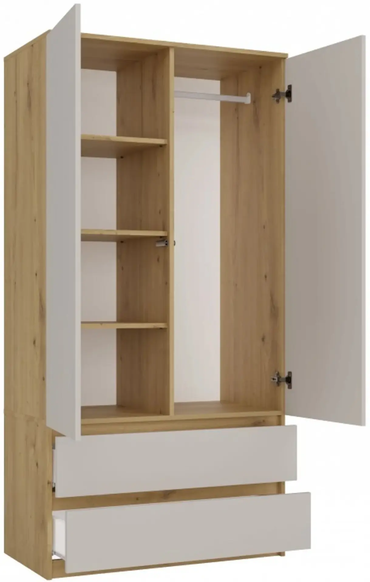 Dulap TopEshop Malwa SS-90 (Artisan Oak/Cashmere) - 4