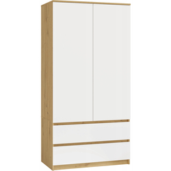 Dulap TopEshop Malwa SS-90 (Artisan Oak/White) Thumb