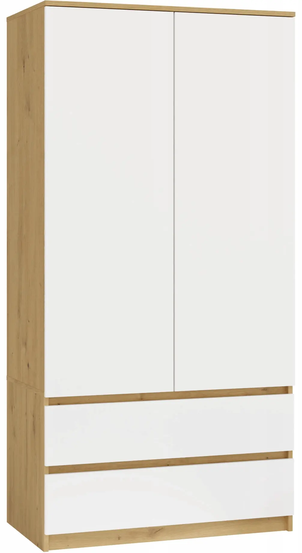 Dulap TopEshop Malwa SS-90 (Artisan Oak/White)