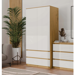 Dulap TopEshop Malwa SS-90 (Artisan Oak/White)