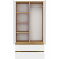 Dulap TopEshop Malwa SS-90 (Artisan Oak/White) Thumb