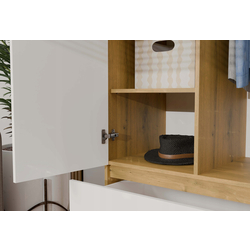 Dulap TopEshop Malwa SS-90 (Artisan Oak/White) Thumb