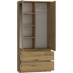 Шкаф TopEshop Malwa SS-90 с зеркалом (Artisan Oak) Thumb