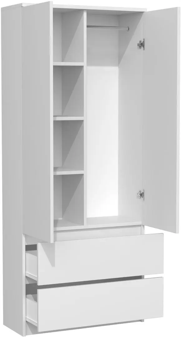 Шкаф TopEshop Malwa SS-90 (White Matt)