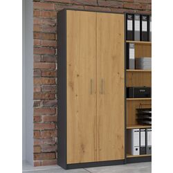 Dulap TopEshop Oliv 2D (Anthracite/Artisan Oak)