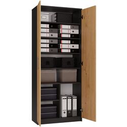 Шкаф TopEshop Oliv 2D (Anthracite/Artisan Oak) Thumb