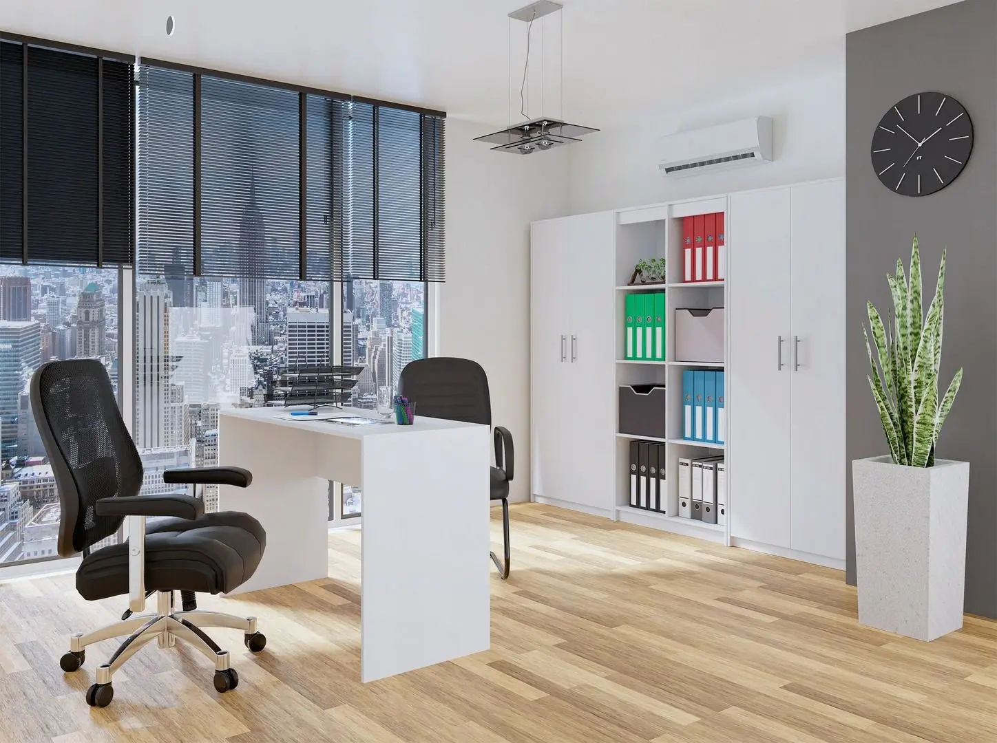 Шкаф TopEshop Oliv 2D (White Matt)