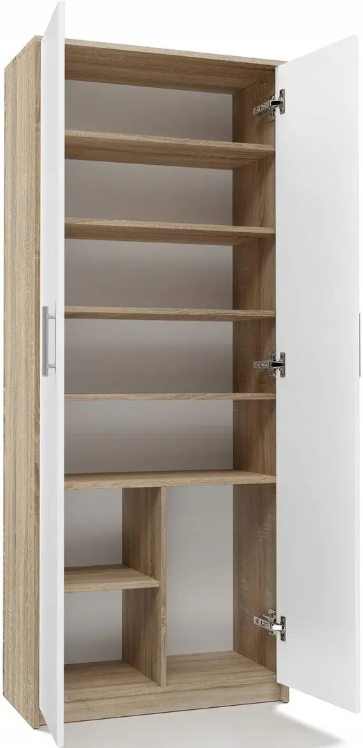 Шкаф TopEshop Oliv 2D (White Matt/Sonoma Oak)