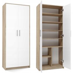 Шкаф TopEshop Oliv 2D (White Matt/Sonoma Oak) Thumb