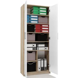 Шкаф TopEshop Oliv 2D (White Matt/Sonoma Oak) Thumb