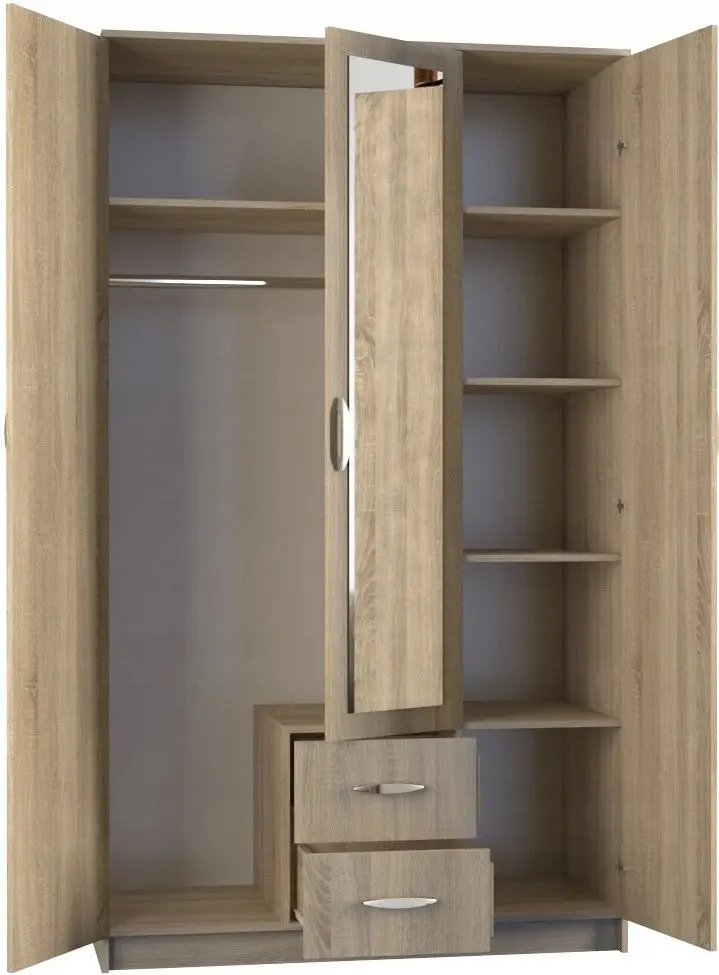 Dulap TopEshop Romana 120 cu oglinda (Sonoma Oak)