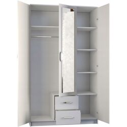 Dulap TopEshop Romana 120 cu oglinda (White) Thumb