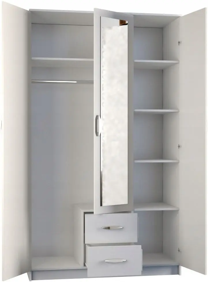 Dulap TopEshop Romana 120 cu oglinda (White)