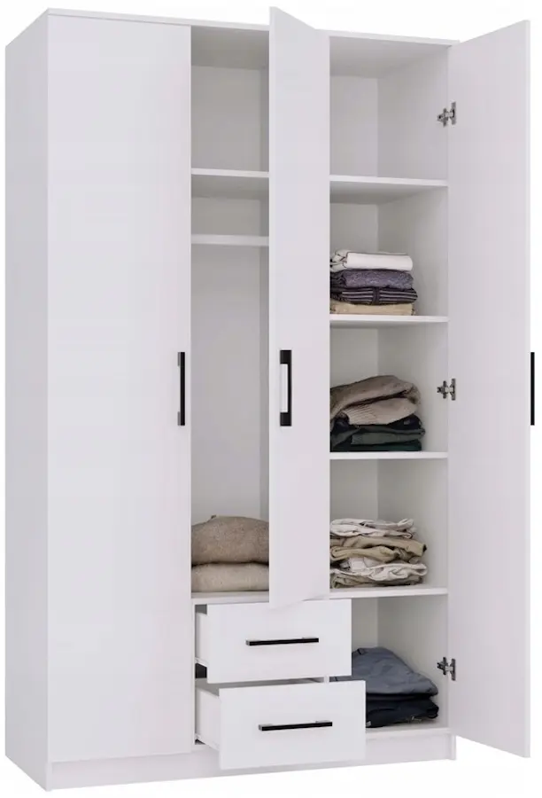 Шкаф TopEshop Romana 120x205 (White) - 5